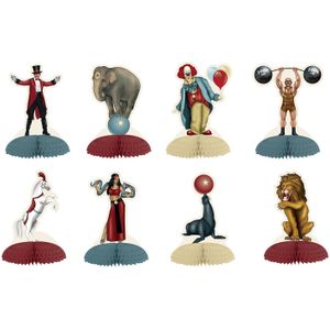 8 mini Vintage Circus