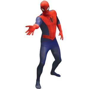 Spiderman second skin outfit voor volwassenen