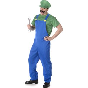 Groen loodgieter kostuum voor mannen
