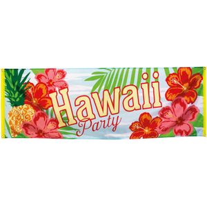 Stoffen Hawaii beach banner 74 x 220 cm