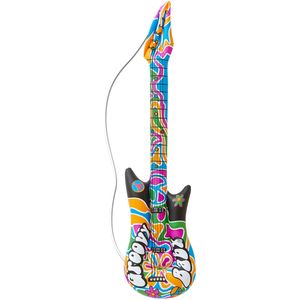 Opblaasbare hippie gitaar