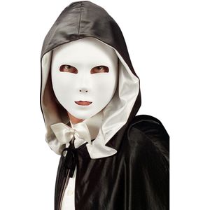 Anoniem wit masker voor volwassenen
