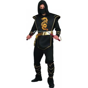 Zwart ninja pak voor mannen