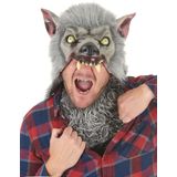 Latex weerwolf masker voor volwassenen