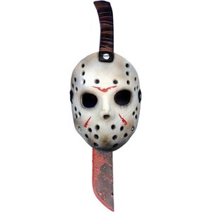 Machete en masker van Jason uit Friday the 13th