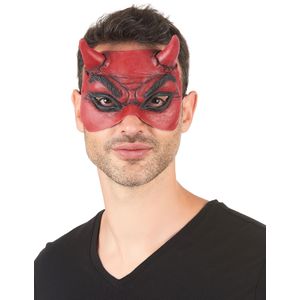 Latex duivel oogmasker voor volwassenen