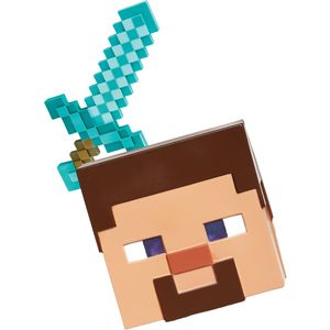 Minecraft verkleedset zwaard en Steve masker