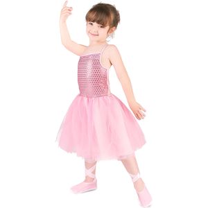 Roze ballet danseres kostuum voor meisjes