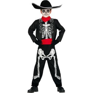 Dia de los Muertos skelet outfit voor jongens