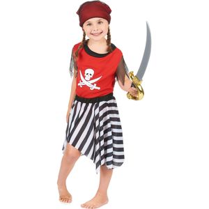 Doodskop en botten piraat kostuum voor meisjes