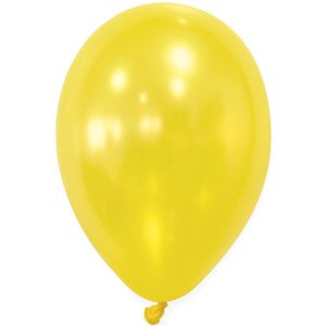 50 metallic gele ballonnen