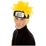 Gele Naruto Shippuden pruik voor volwassenen
