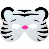 Witte tijger masker voor kinderen
