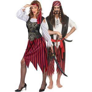 Piraten paar kostuum volwassenen