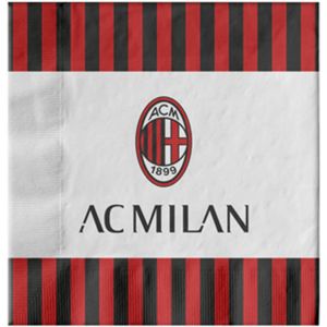 20 papieren AC Milan servetten