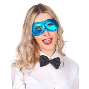 Metaal-blauw masker voor volwassenen