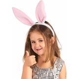 Roze konijn oren haarband voor kinderen