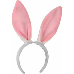 Roze konijn oren haarband voor kinderen