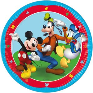 8 kartonnen borden FSC Mickey Mouse 23 cm