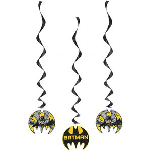 3 spiraal decoraties Batman