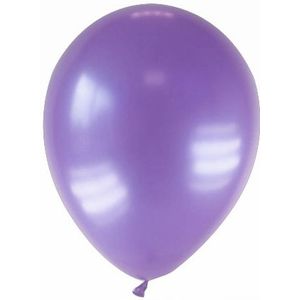 12 gemetalliseerde paarse ballonnen