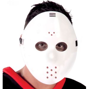 Wit klassiek hockey masker voor volwassenen