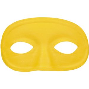 Geel halfmasker voor volwassenen