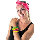 Roze ritssluiting armband voor volwassenen