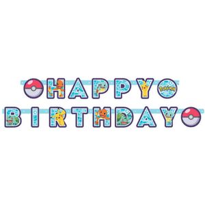 Happy Birthday Pokemon feestslinger