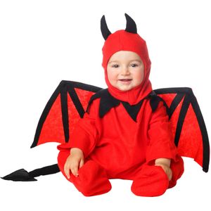Duivel kostuum met muts voor baby's