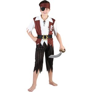 Bruine piraten outfit voor jongens