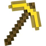 Goudgeel Minecraft pikhouweel voor kinderen