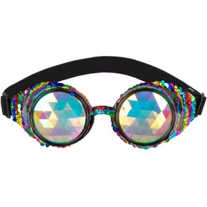 Regenboog party-bril