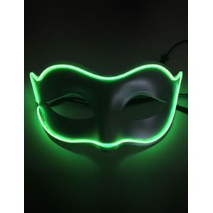 Neon LED Venetiaans masker voor volwassenen