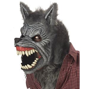 Gearticuleerd weerwolfmasker ani-motion volwassene