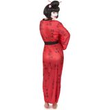 Geisha kostuum met Japanse tekens voor vrouwen