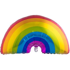 Enorme regenboog ballon aluminium