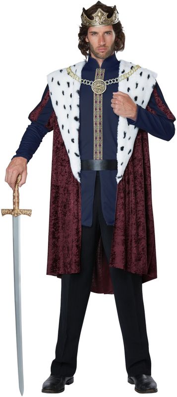 Luxe Fairy Tale King-kostuum voor mannen