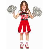 USA cheerleader kostuum voor meisjes