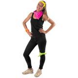 Fluo roze bandana voor volwassenen