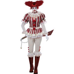 Psychopaat clown kostuum voor vrouwen