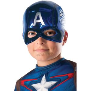 Captain America half masker voor kinderen