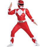 Rood Power Rangers-kostuum voor kinderen