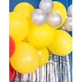 50 gele ballonnen