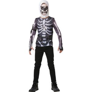 Fortnite Skull Trooper t-shirt en masker voor tieners