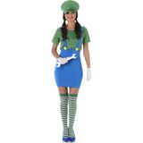 Groen loodgieter kostuum voor vrouwen