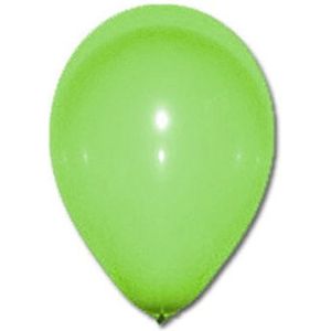 100 groene ballonnen van 27 cm