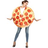 Pepperoni pizza kostuum voor volwassenen