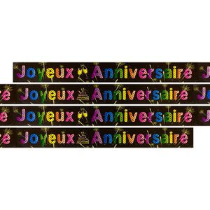 Joyeux anniversaire verjaardagsslinger