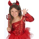 Rood duivel kostuum voor meisjes